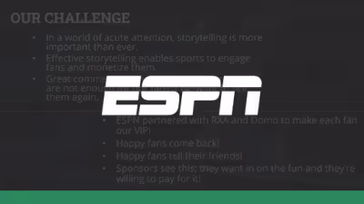 Storytelling the ESPN Fan Experience With Real-Time Data to Make Sport Stories Even More Powerful
