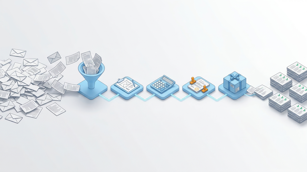 Service Request Workflow AI Agent | Document Services Automation