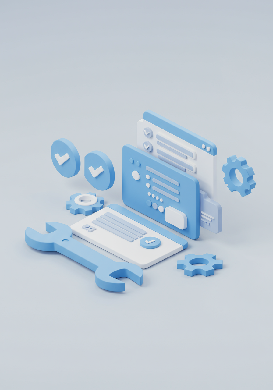 IT Incident Resolver AI Agent - 3D isometric illustration