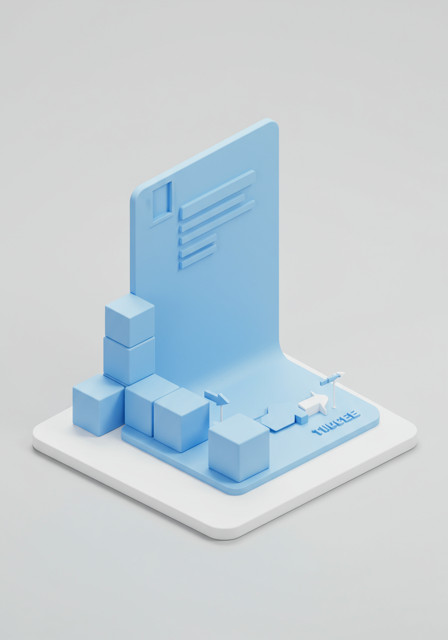 Implementation Planning AI Agent - 3D isometric illustration