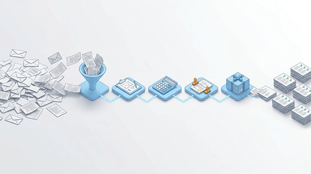 Service Request Workflow AI Agent | Document Services Automation