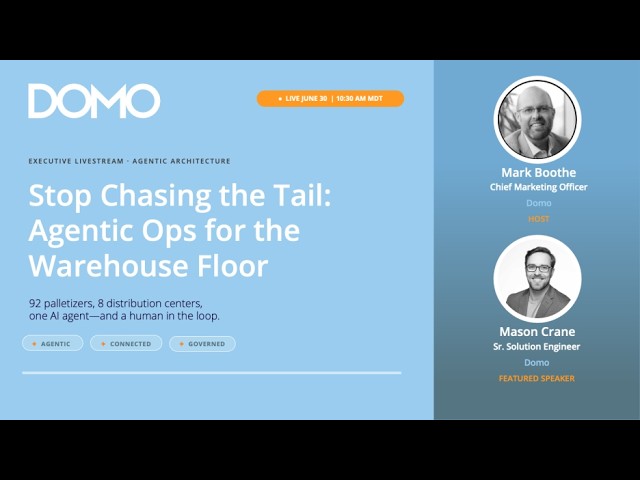  Stop Chasing the Tail: Agentic Ops for the Warehouse Floor