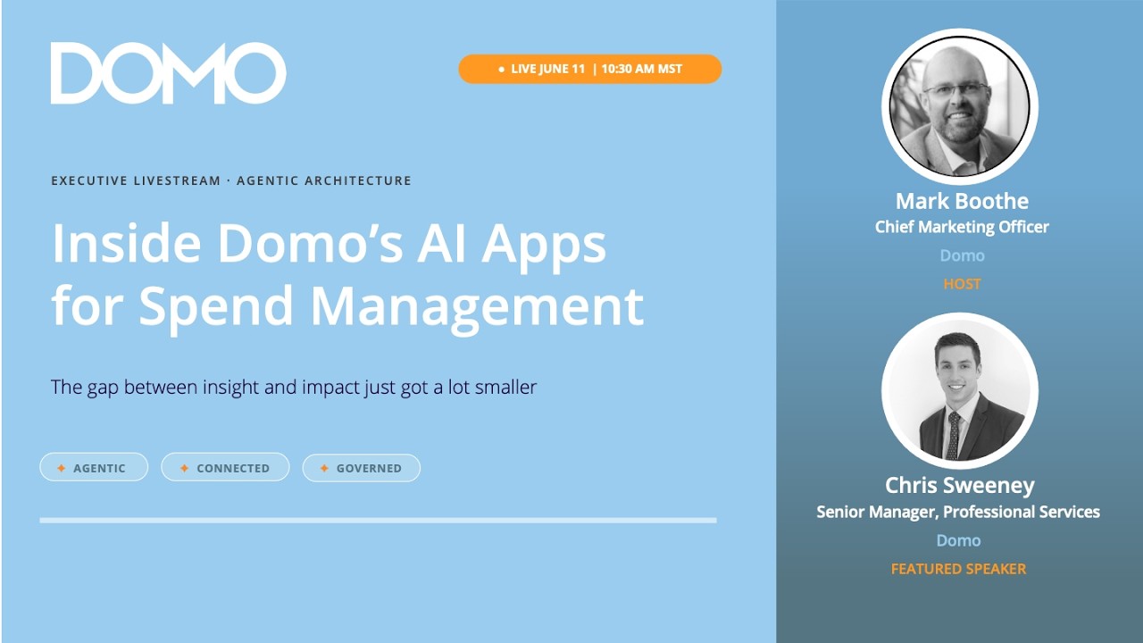 Inside Domo's AI Apps for Spend Management