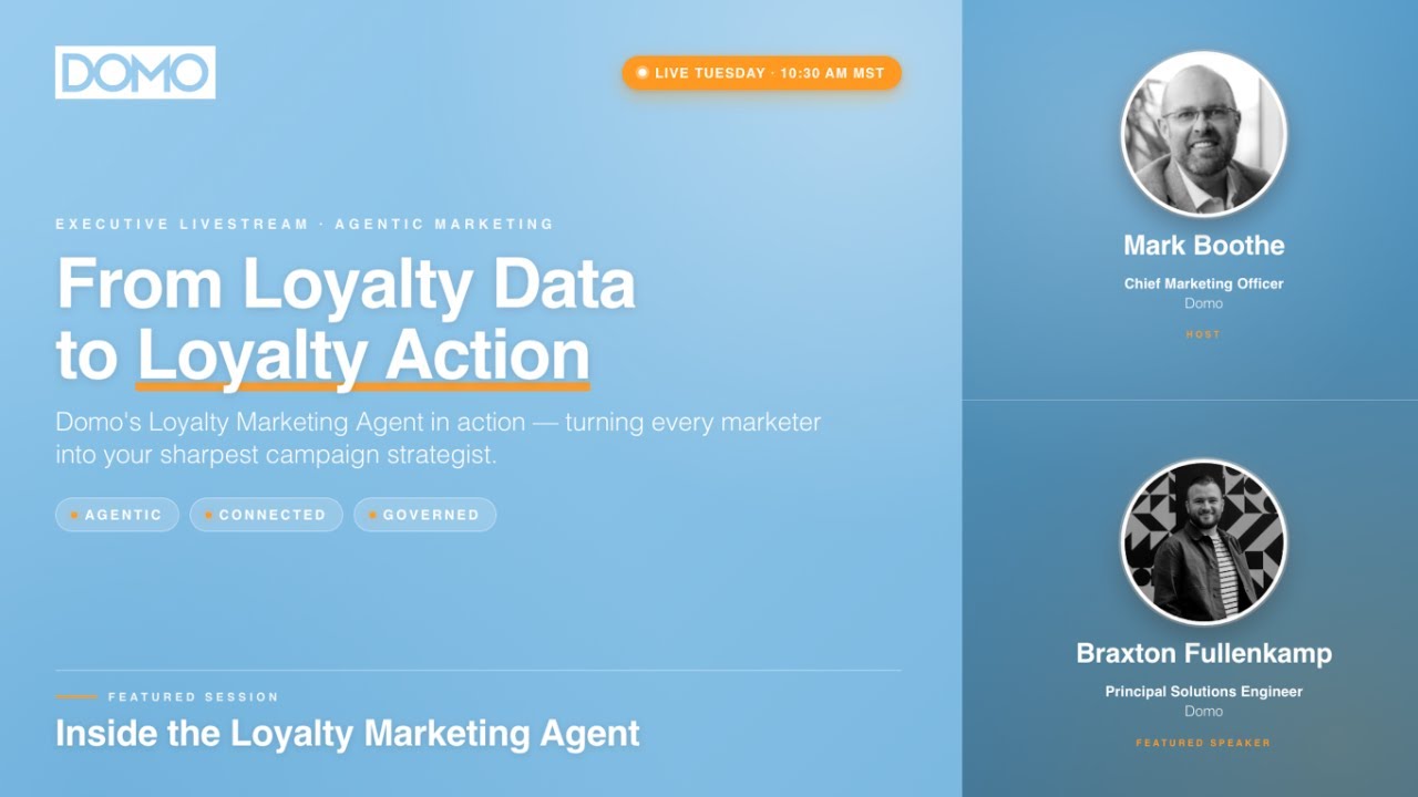 From Loyalty Data to Loyalty Action: Inside Domo’s AI Marketing Strategist