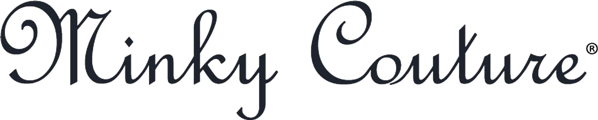Minky Couture brand name in stylized cursive black text on white background.