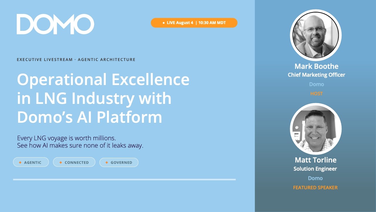 Operational Excellence in LNG Industry with Domo's AI Platform