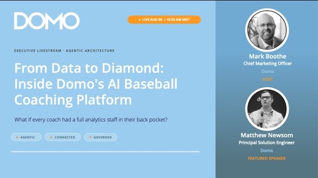 From Data to Diamond: Inside Domo's AI Baseball Coaching Platform