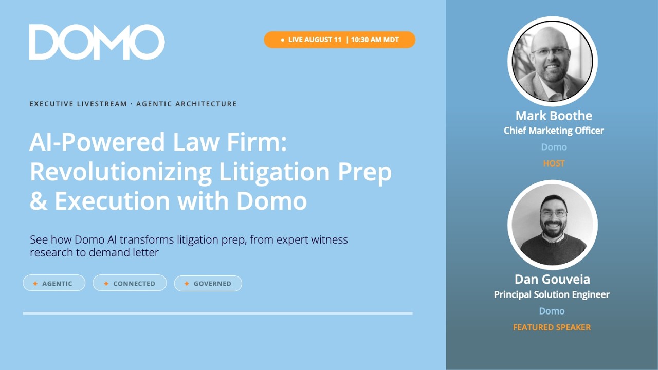 AI-Powered Law Firm: Revolutionizing Litigation Prep and Execution with Domo