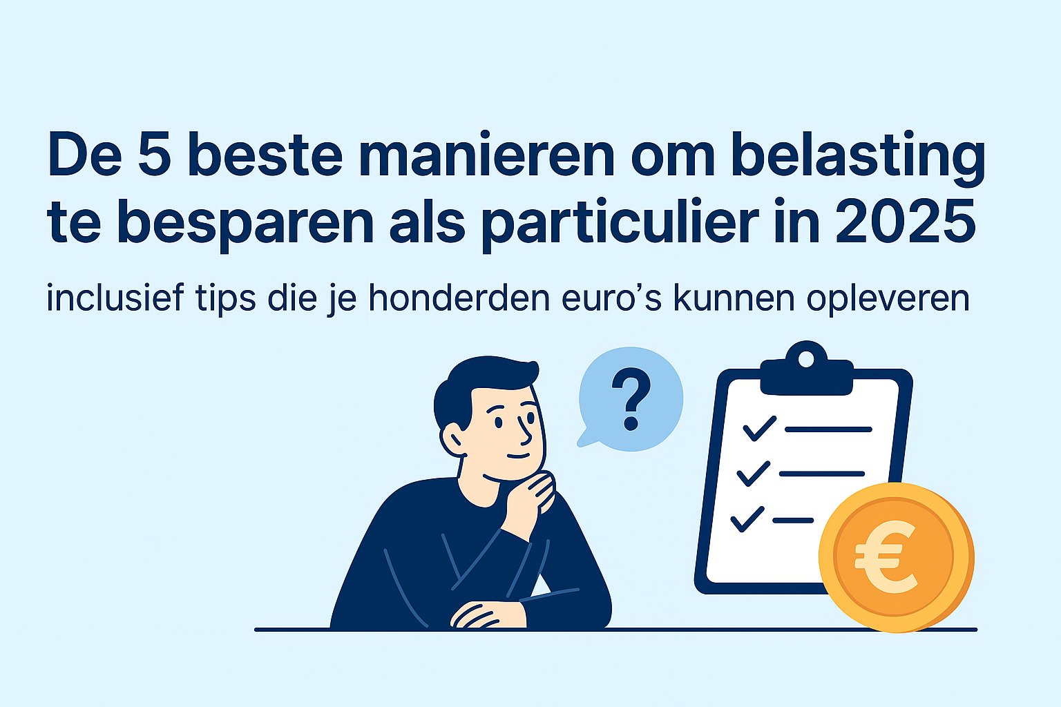 De 5 beste manieren om belasting te besparen als particulier in 2025