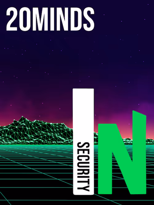 Cover page for 20Minds' In-security module.