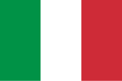 The Italian flag.