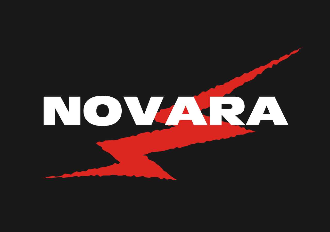 A banner for the Novara jam.