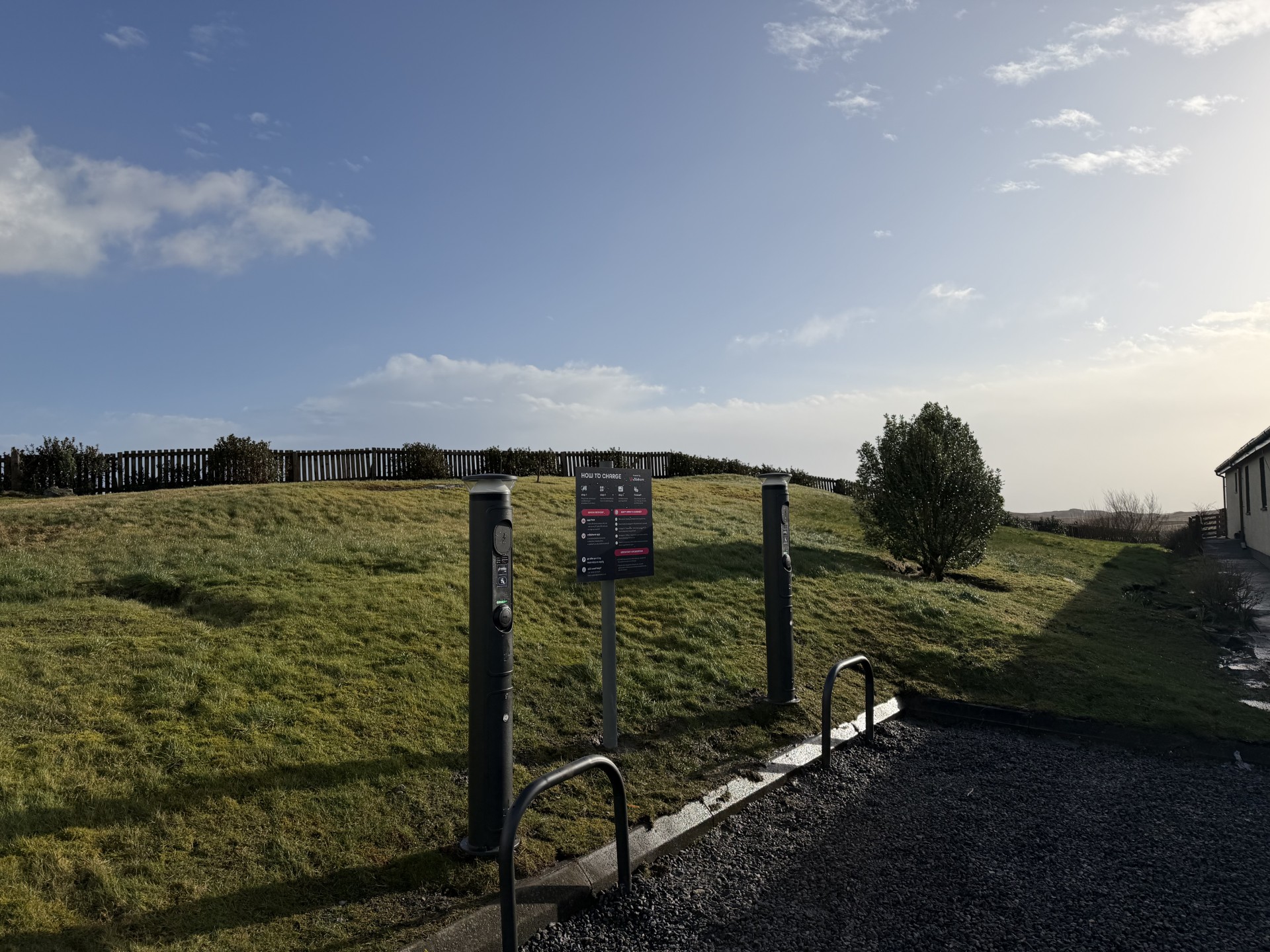 Rural and Island Infrastructure Grant funded EV chargers from voltshare.co.uk