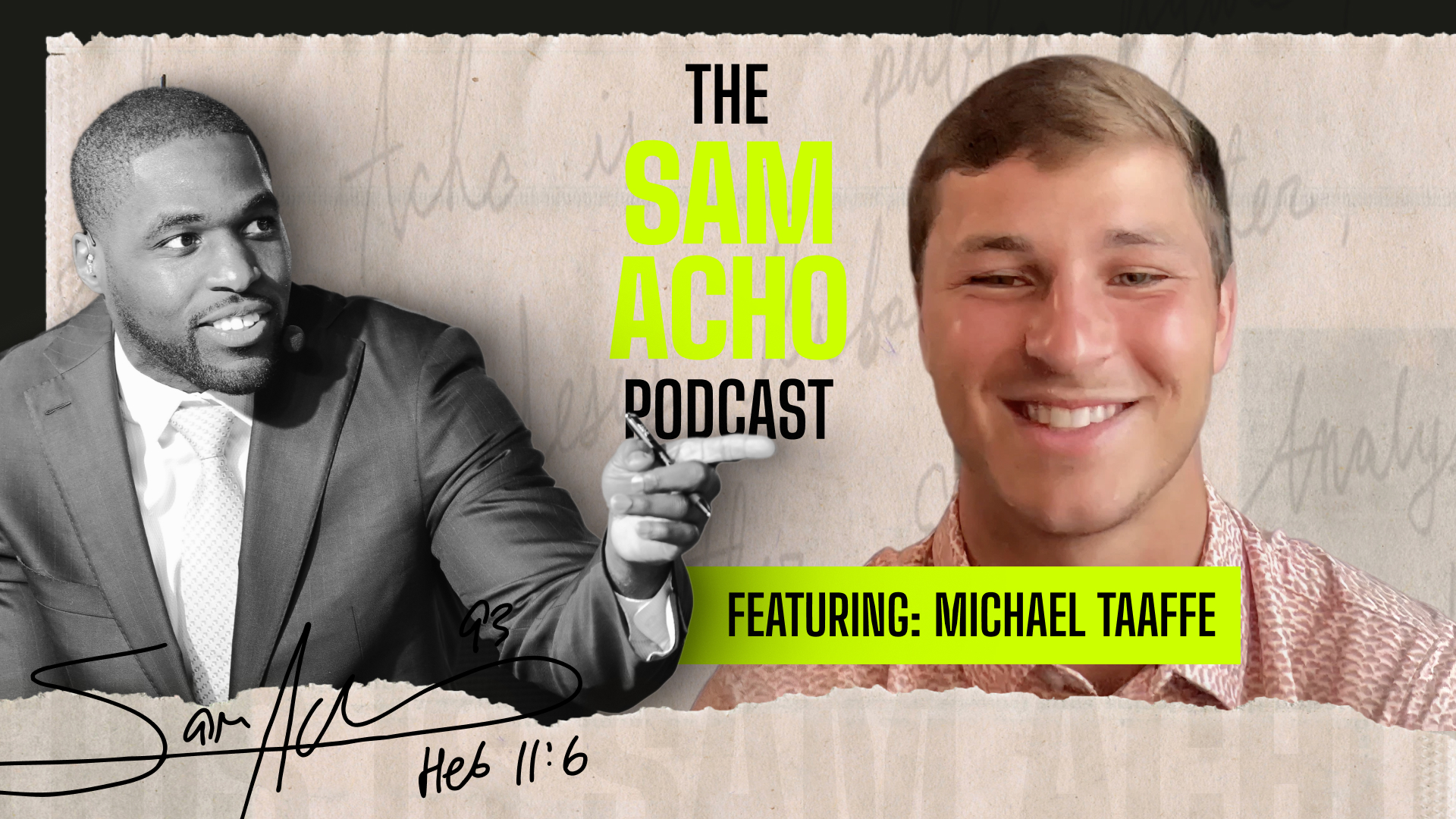 Michael Taaffe on Faith, Loss, and All-American Grit