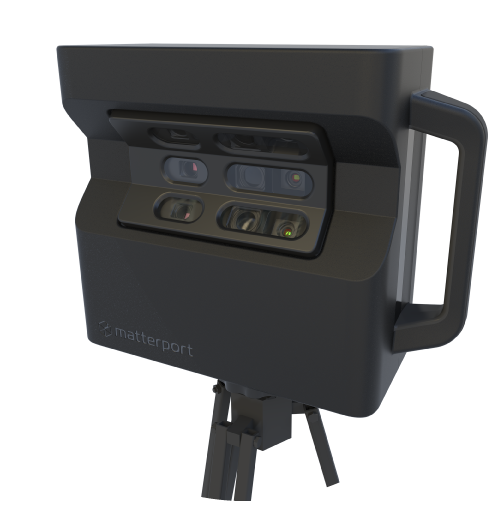 display of matterport pro2 camera used for 3D services