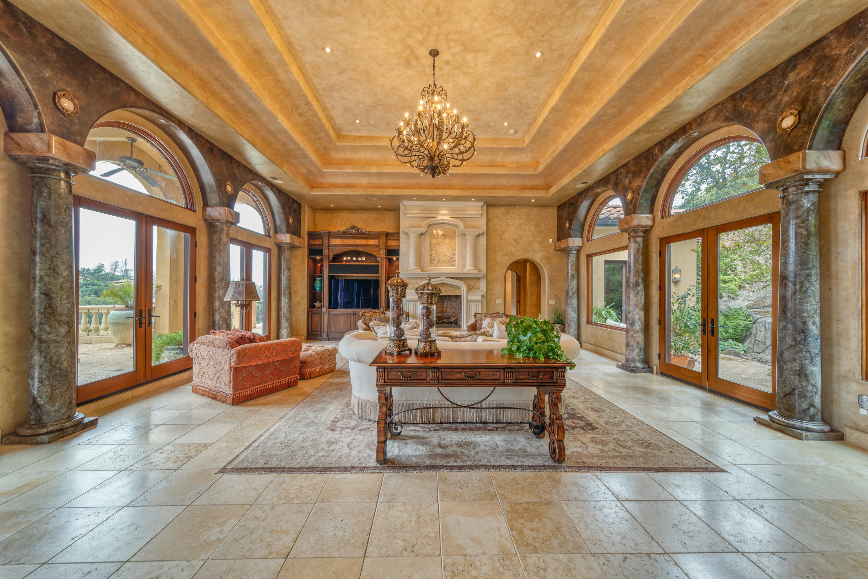 Demo photo of great room