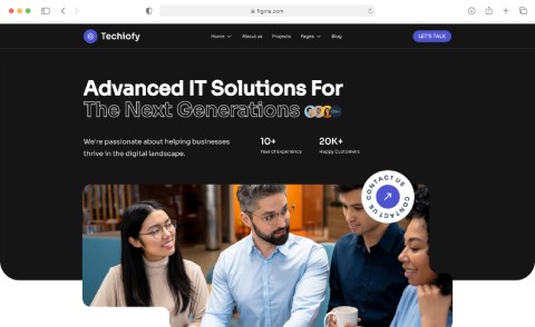 Landing Page Template Usability Image