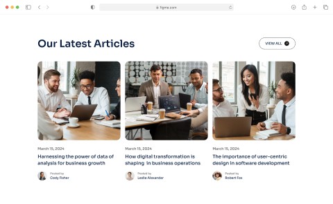 Landing Page Template Usability Image
