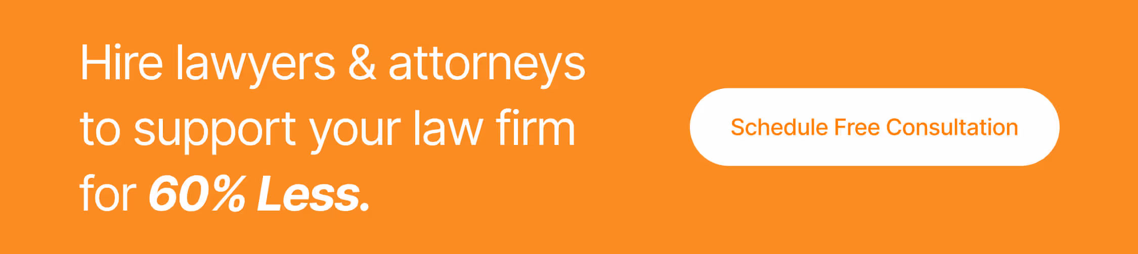 Delagte task with lawyers who can support your working hours.