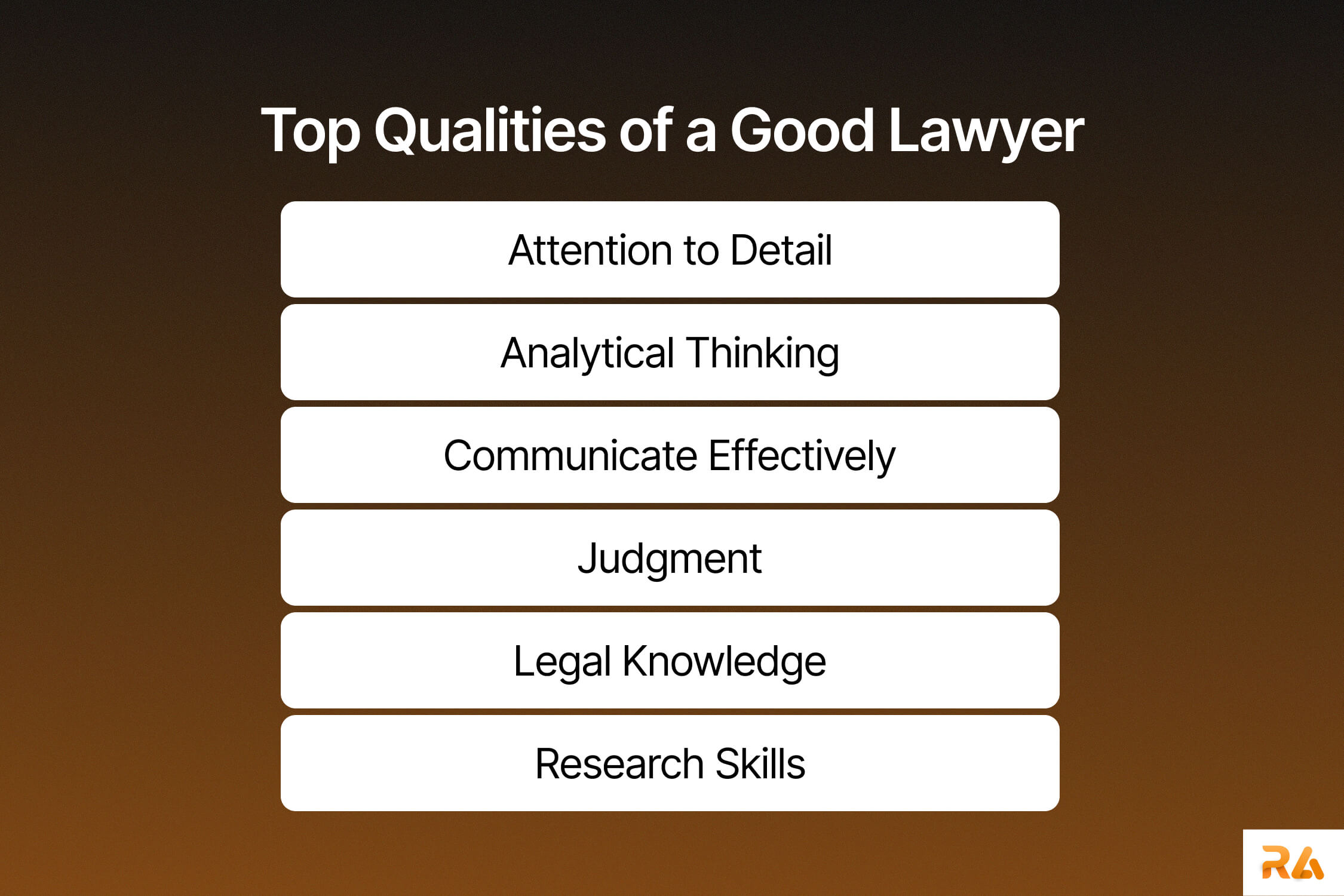 list of qualities on how to be a good lawyer