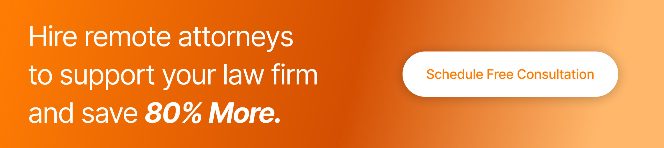 hire attorney assistant banner from remote attorneys