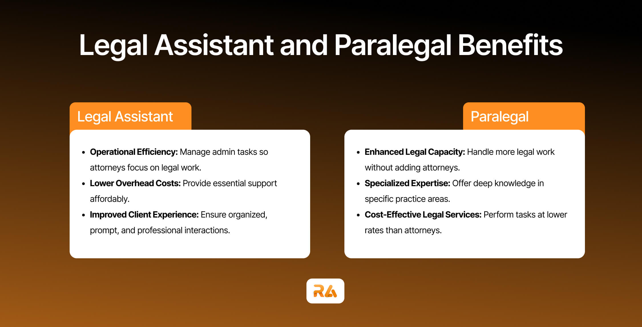 paralegal vs legal assistant benefits