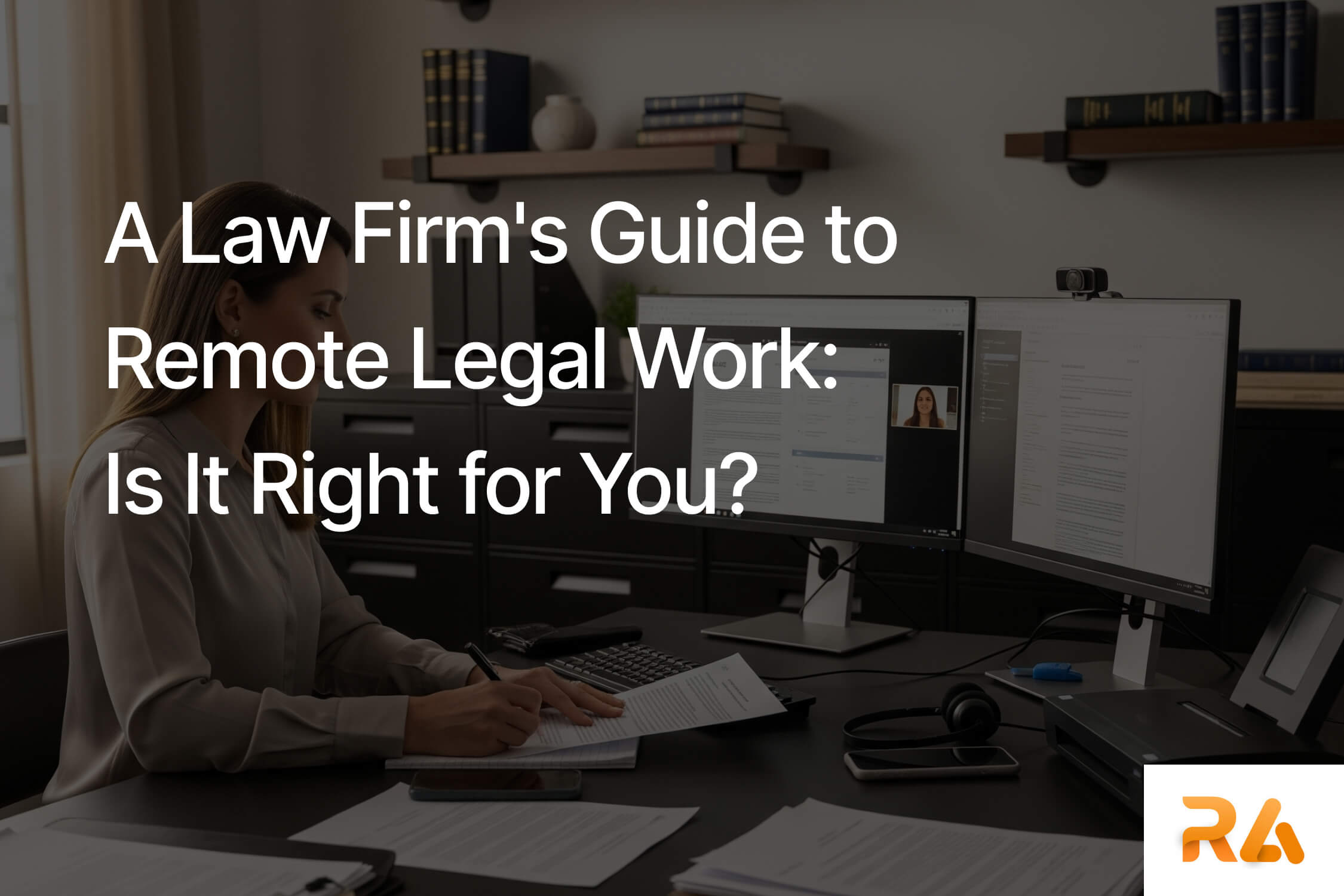 Law Firm's Guide to Remote Legal Work: Is It Right for You?