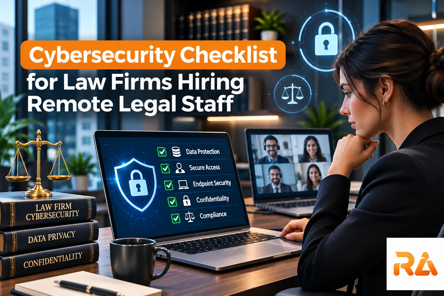 Cybersecurity Checklist for Law Firms Hiring Remote Legal Staff