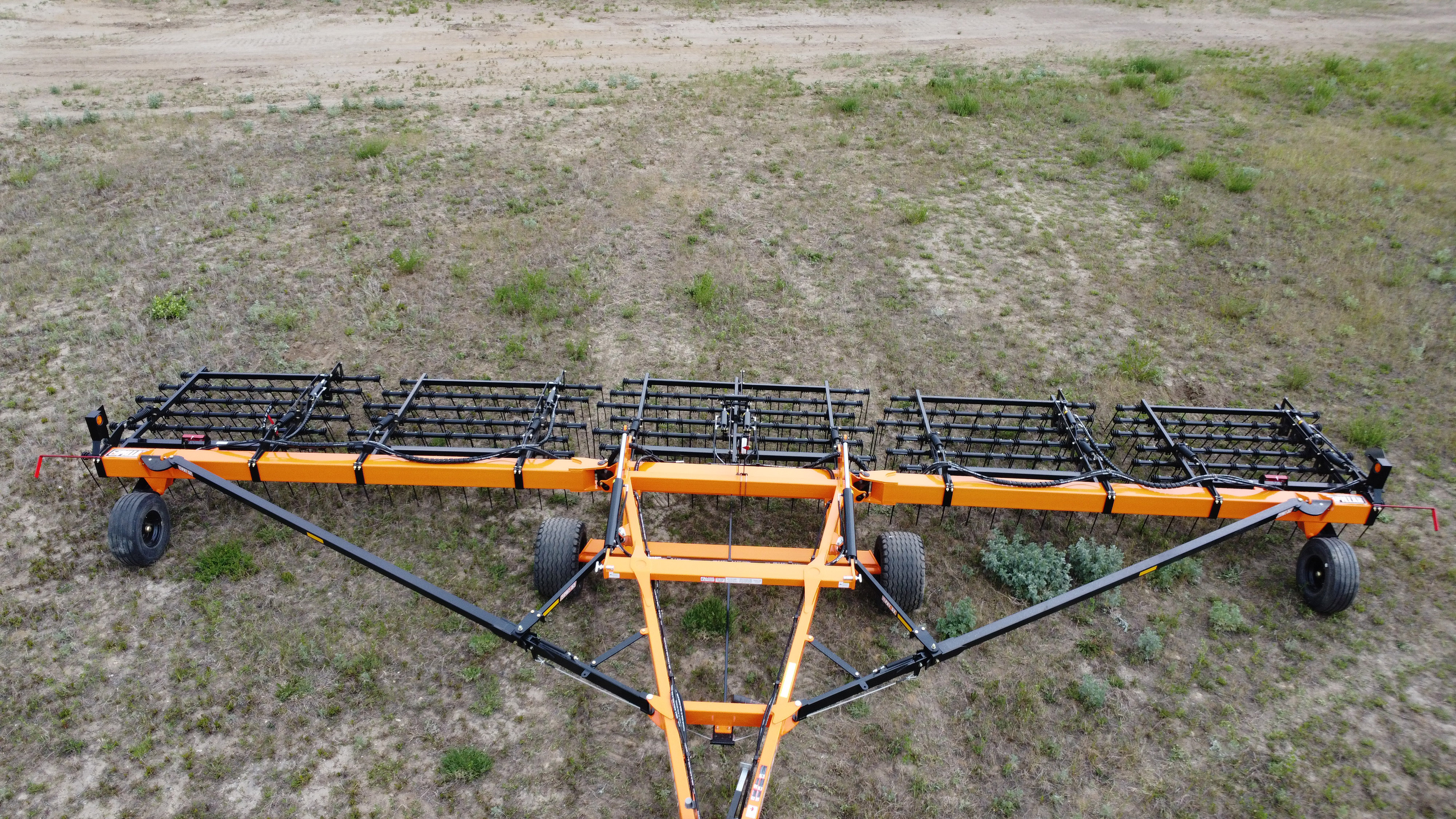 Harrow Top view
