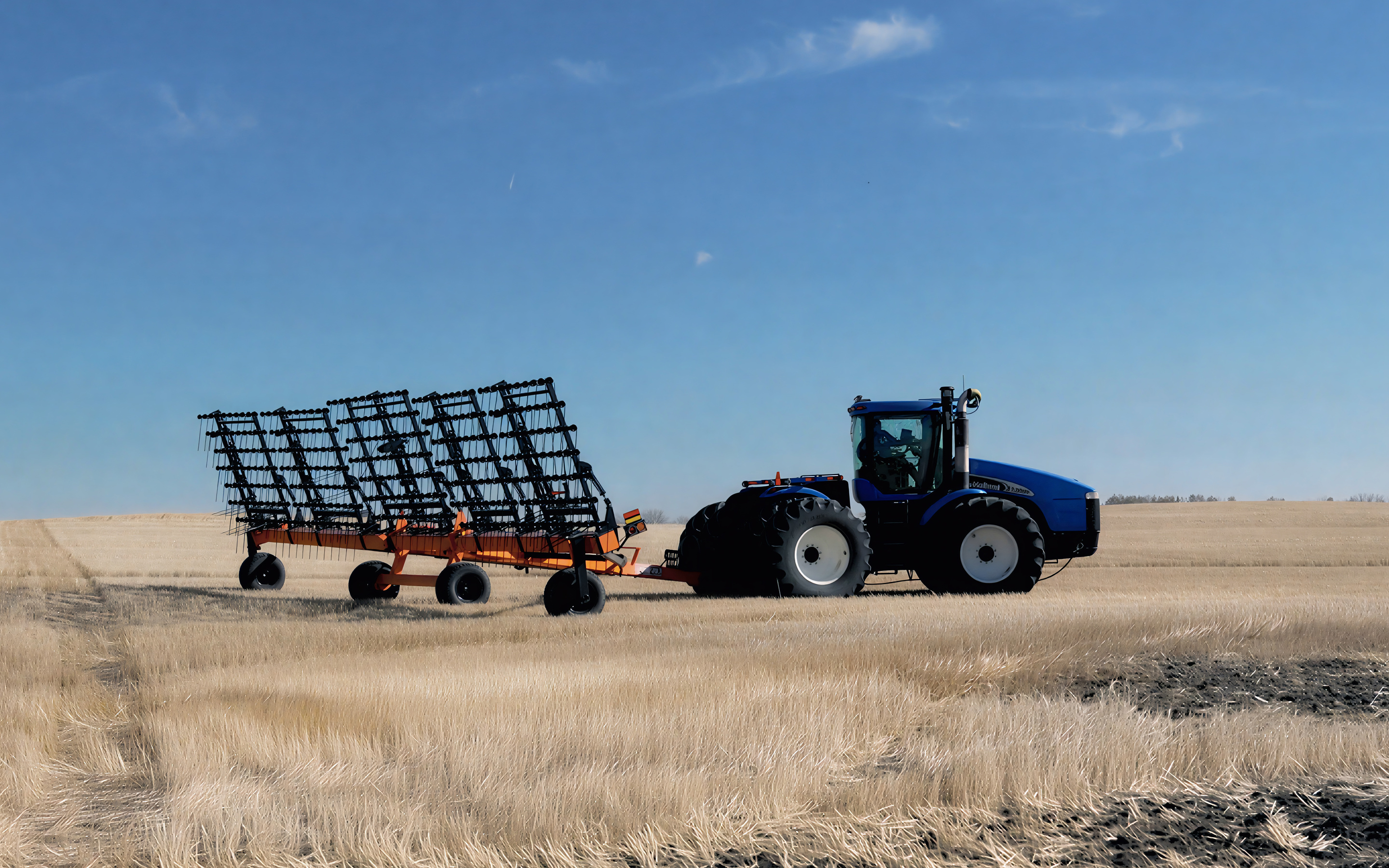 Harrow Starting to fold down