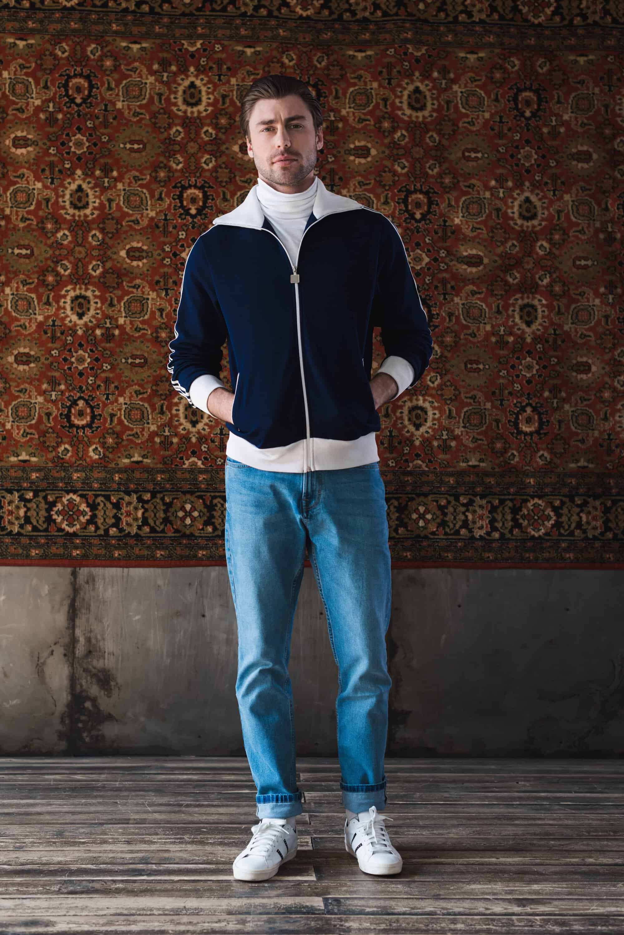 man in casual street wear