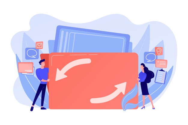 Delegating duties and responsibilities to colleagues Free Vector