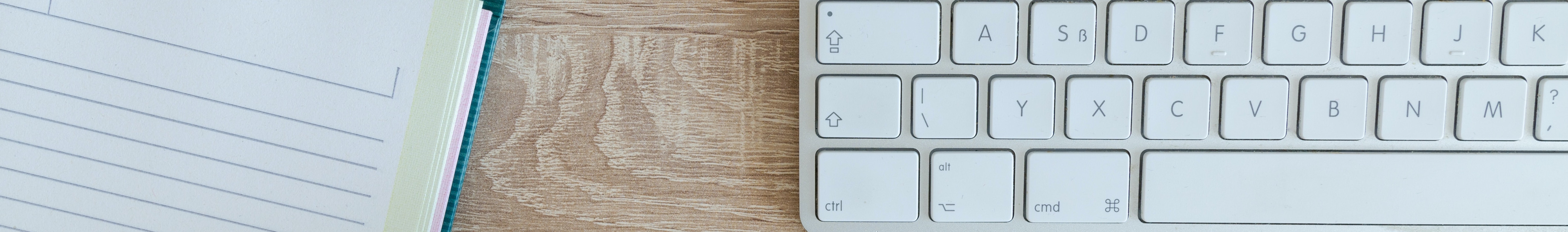 Notebook and Keyboard Image