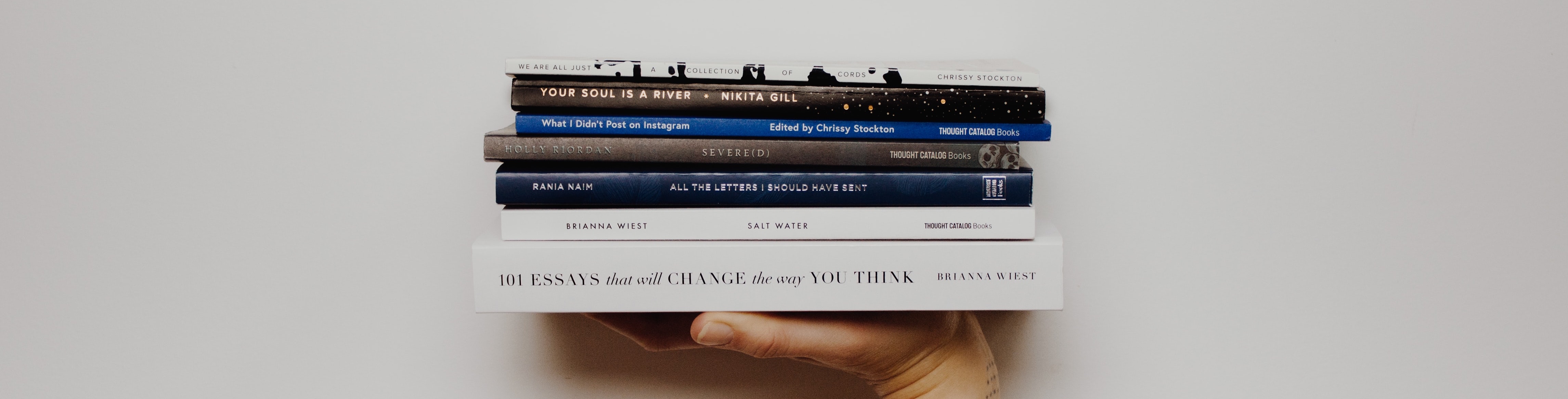 stack of books