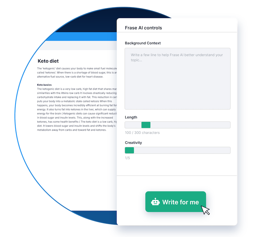 Frase IO AI Writing & Research