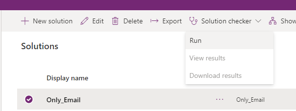 Dynamics 365 PowerApps 解決方案健康檢查程式