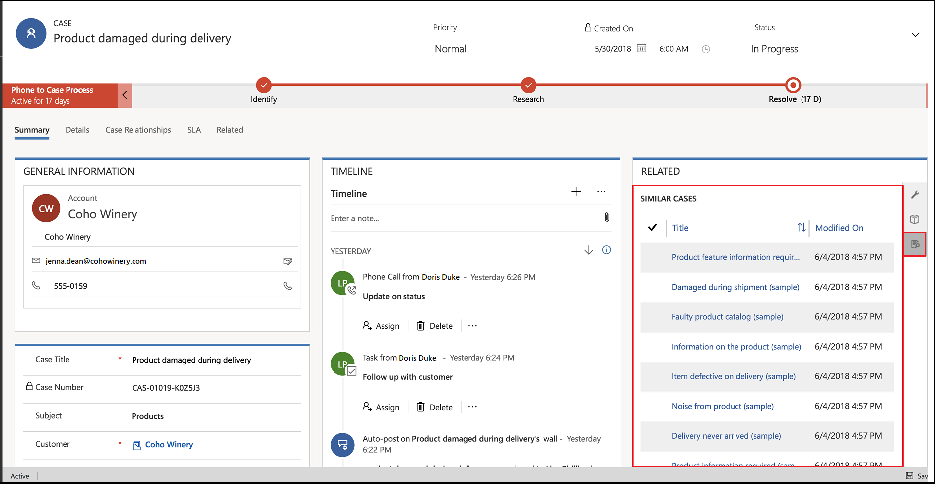 Suggest similar cases for a case with Dynamics 365 Customer Service | Microsoft Learn