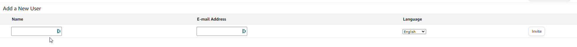 Amazon Seller Central | Enter Name and Email
