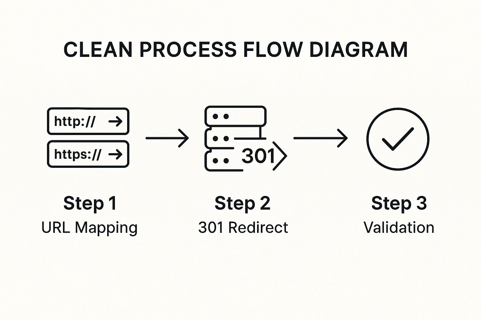 Infographic showing key data about URL Structure Planning and 301 Redirect Mapping