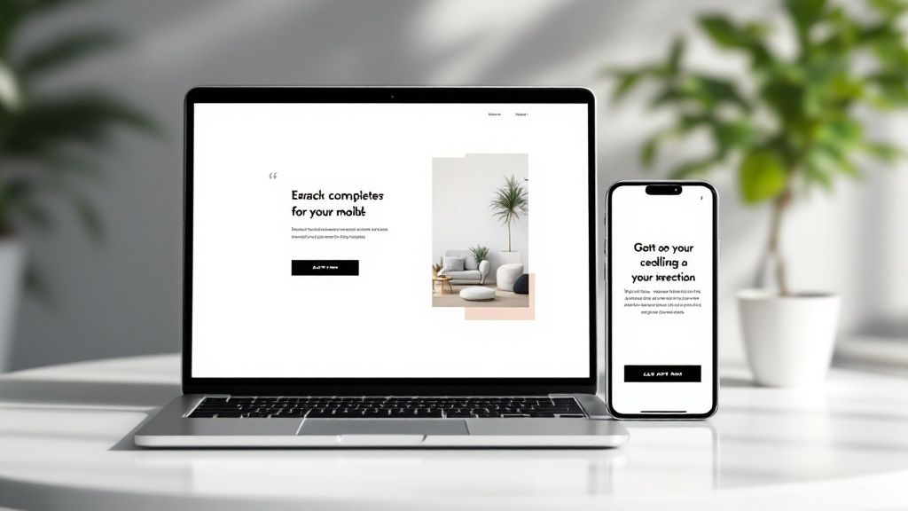 Infographic detailing the key elements of Landing Page Experience Optimization
