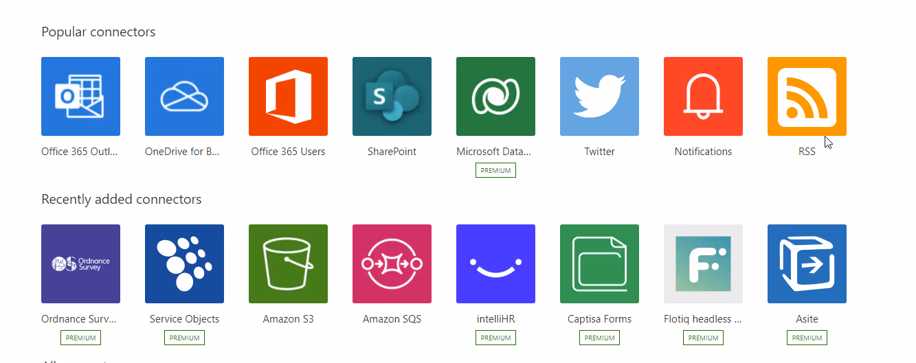 power automate connectors