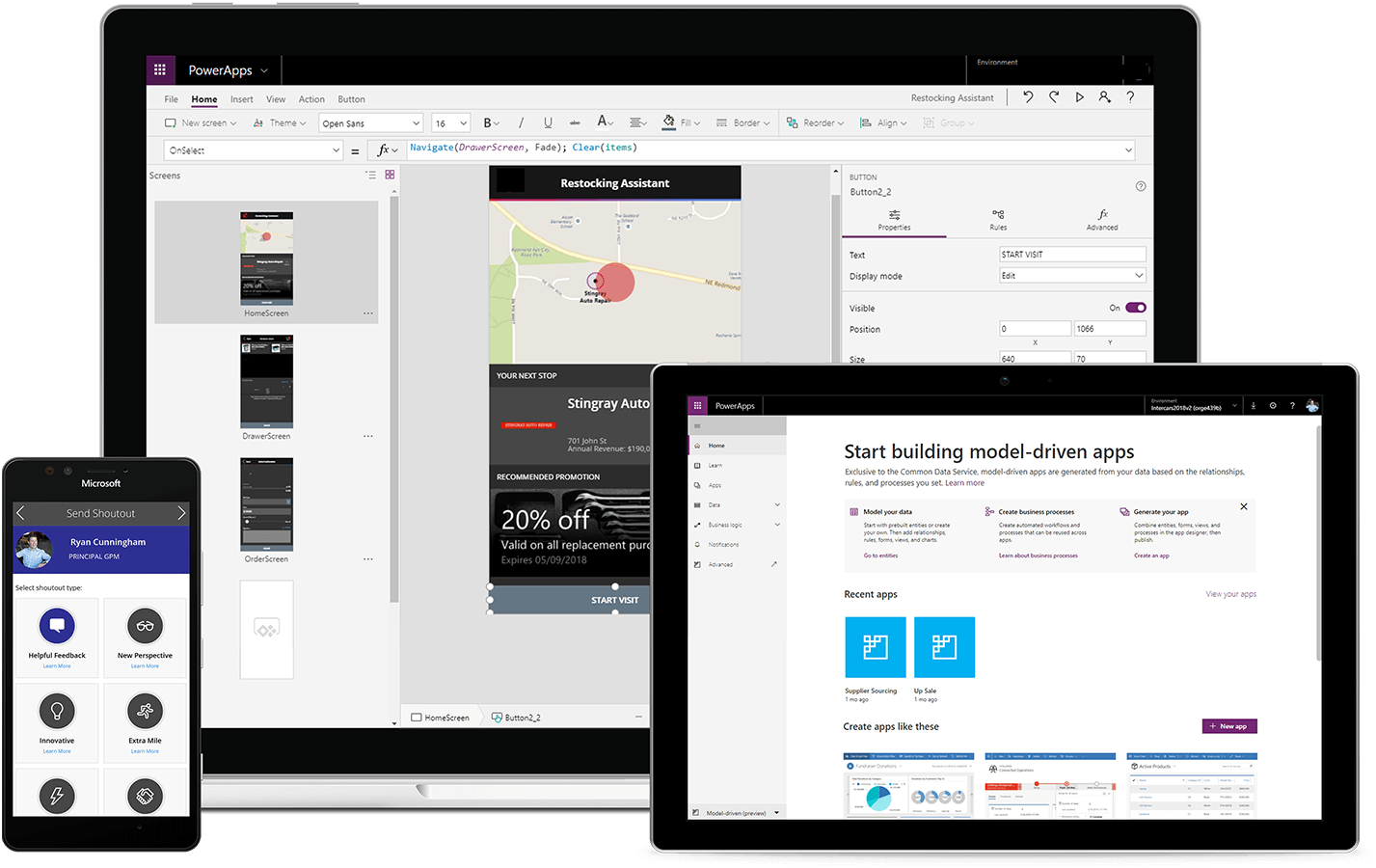 Build Apps – Canvas Apps or Model-driven Apps | Microsoft Power Apps