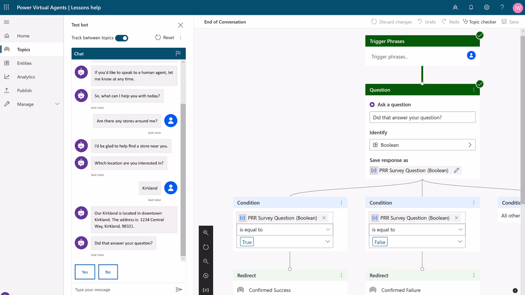 Microsoft Dynamics Power Virtual Agents 