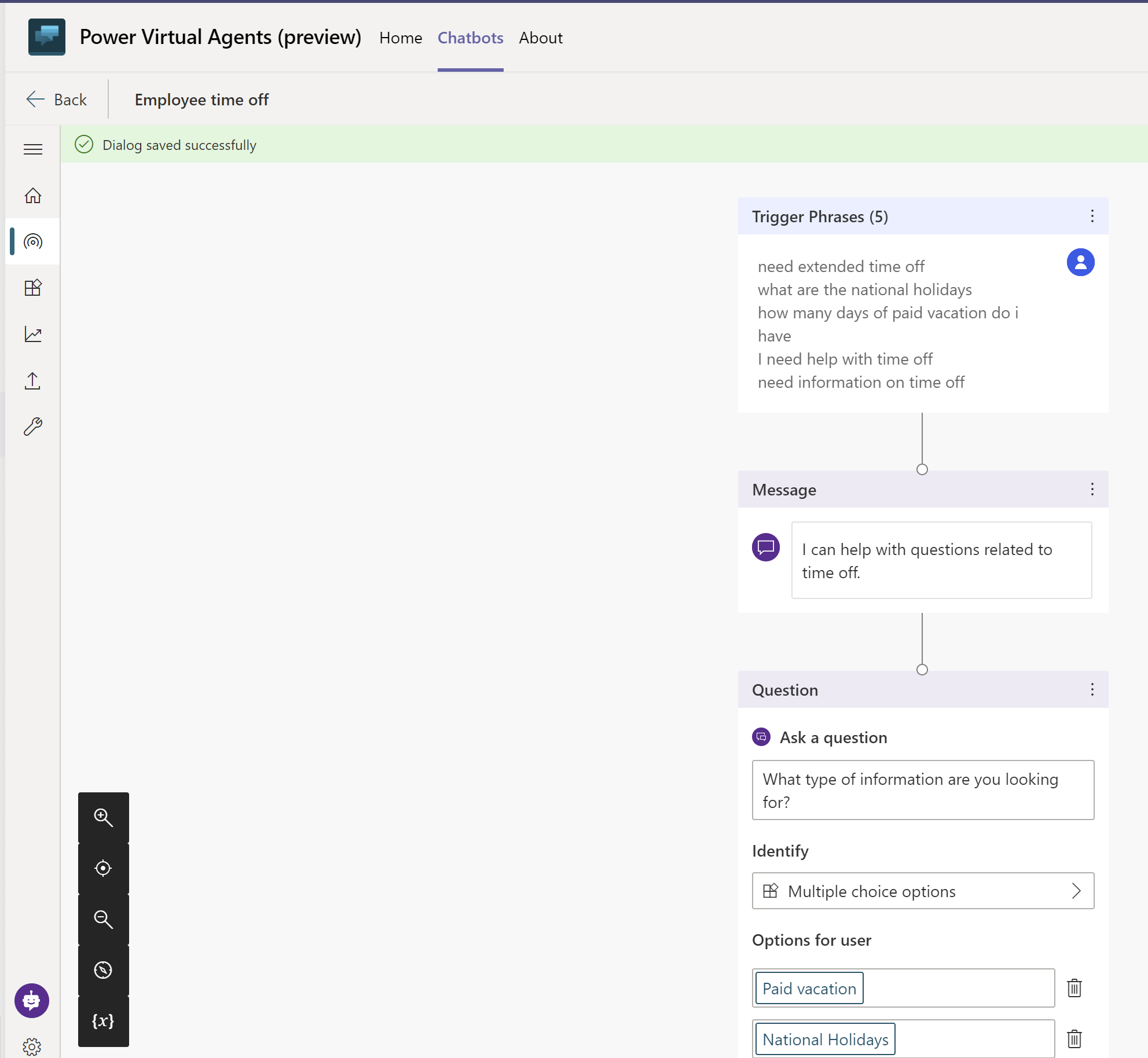 Add options for paid vacation and national holidays