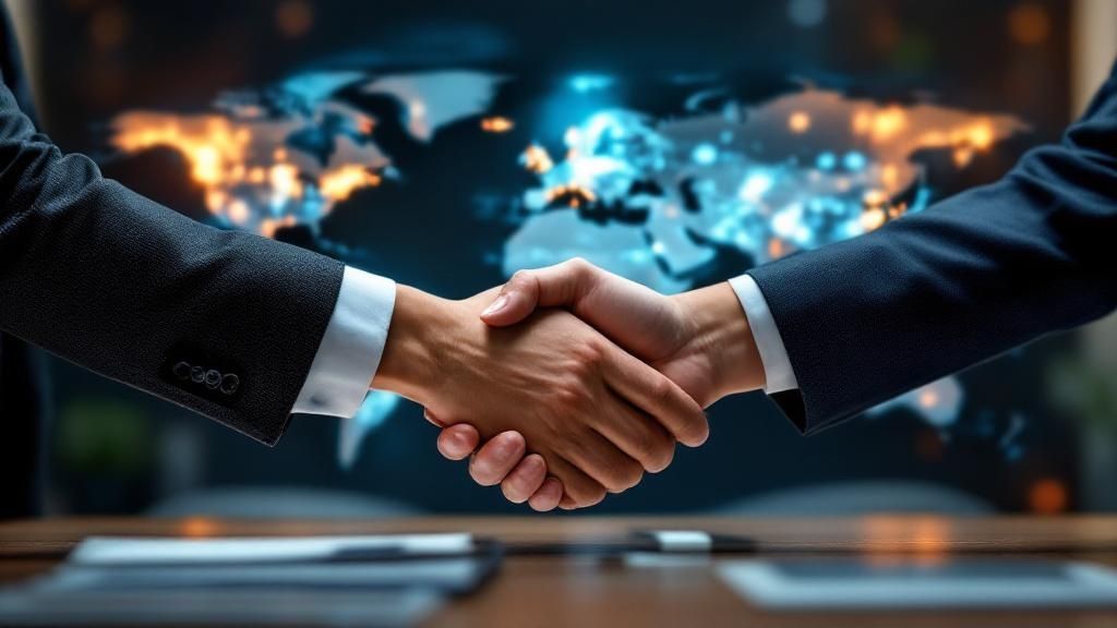 A person carefully navigating a complex maze, representing strategic decision-making.