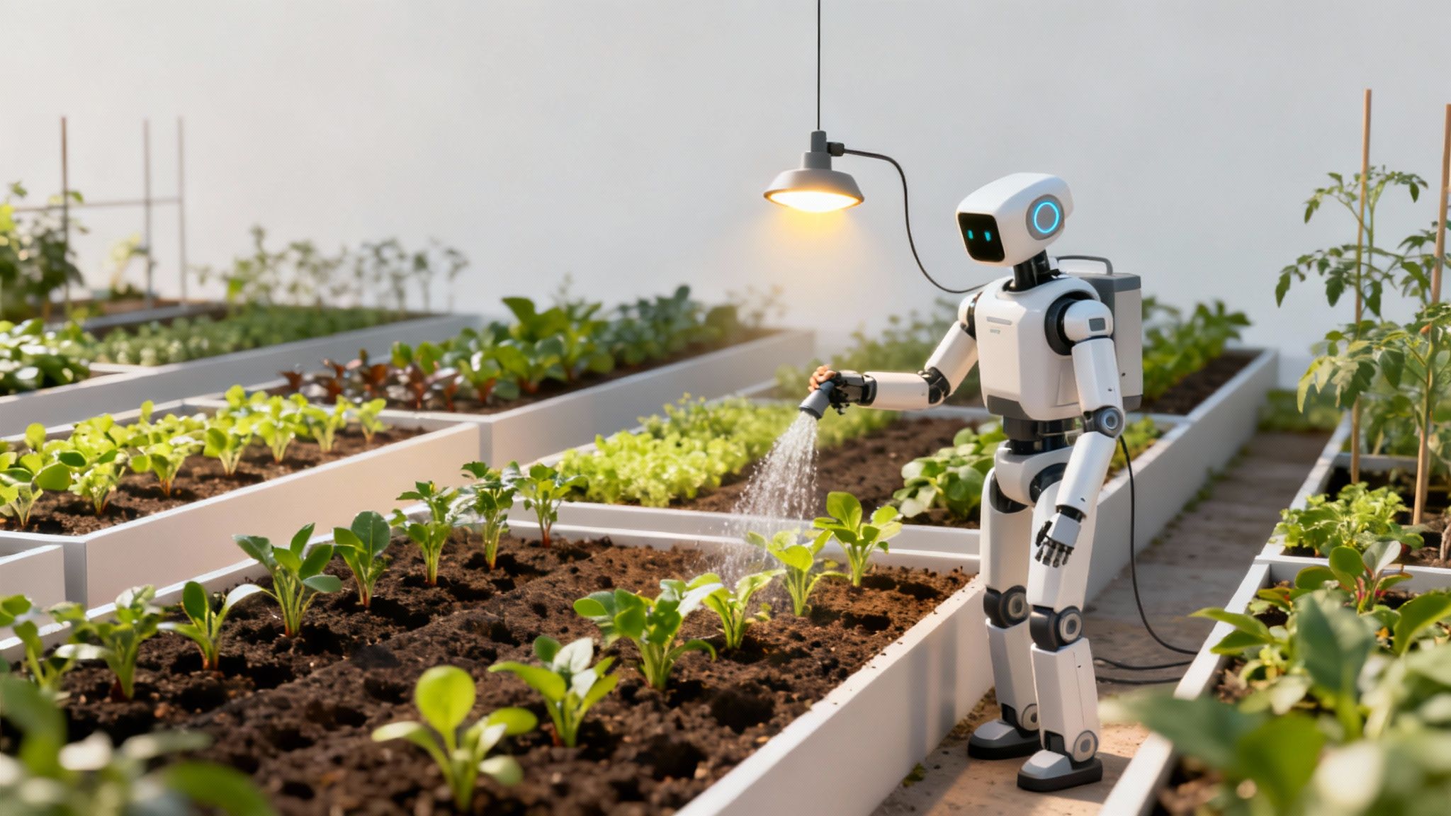 A visual representation of automated processes connecting with customer profiles, symbolizing lead nurturing automation.