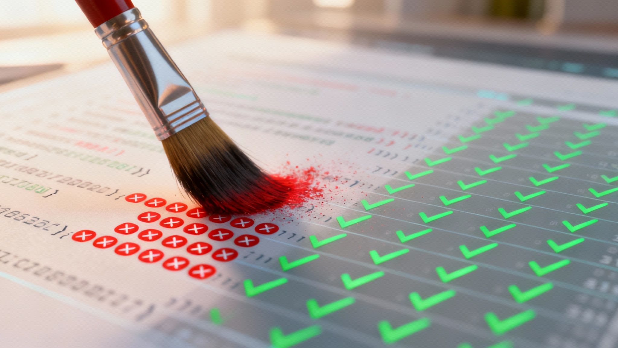 A diagram illustrating the concept of a safety net in data migration, showing a clear rollback path from the new system back to the original source system.