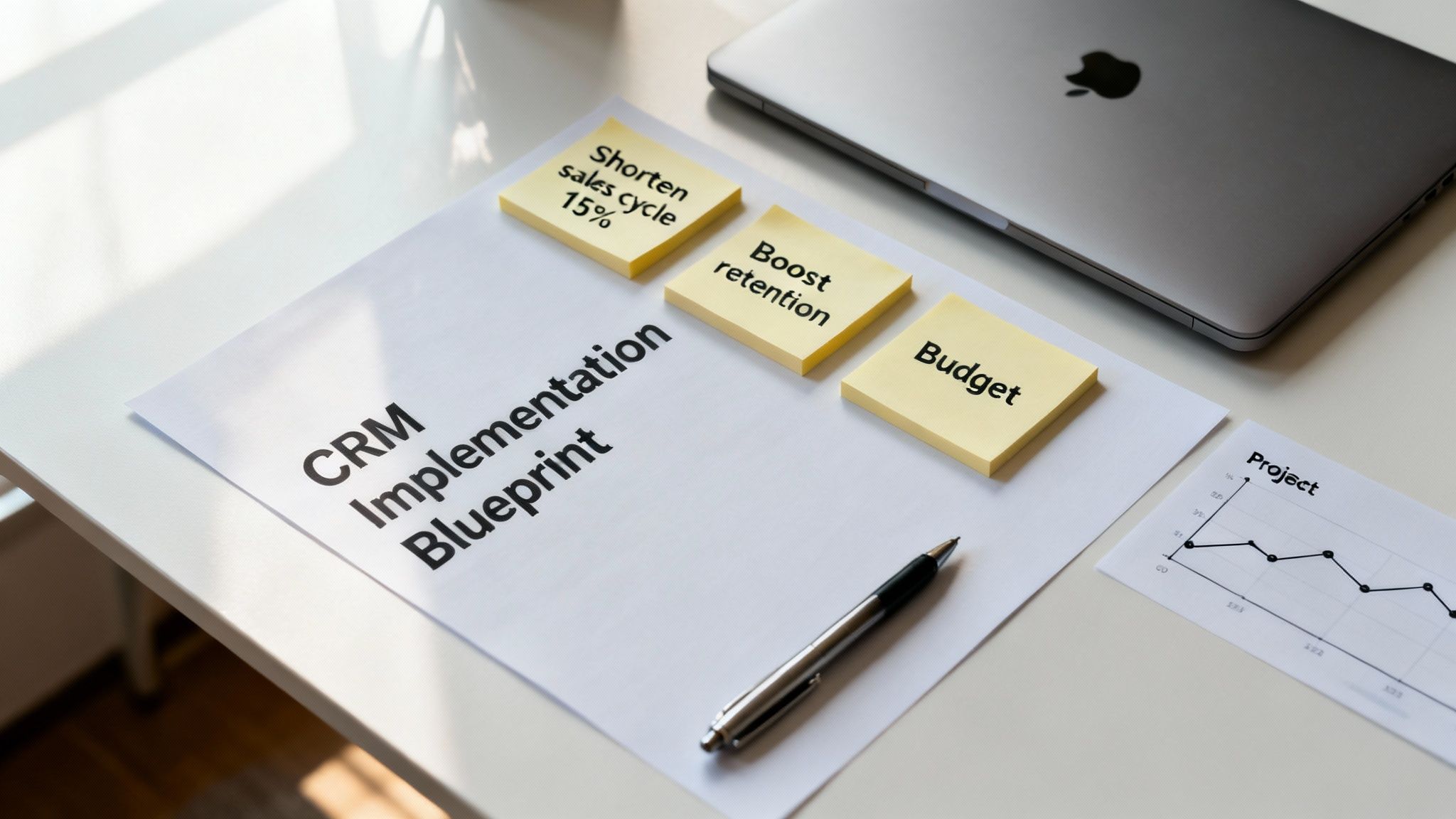 A person at a desk comparing different CRM options on a computer screen