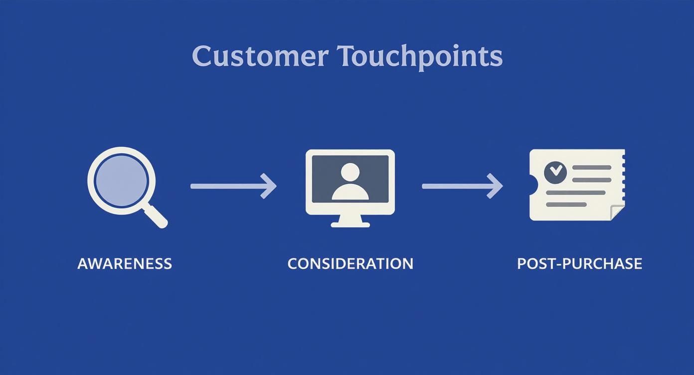 Infographic about b2b customer journey mapping