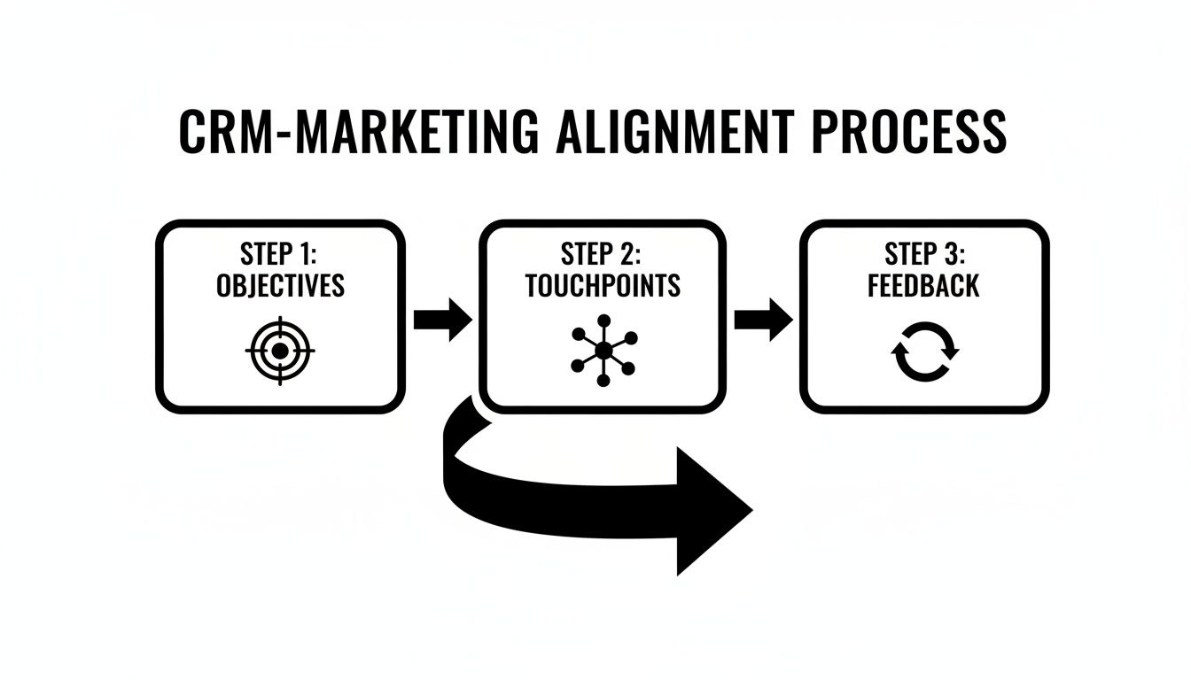 Infographic about digital marketing and customer relationship management